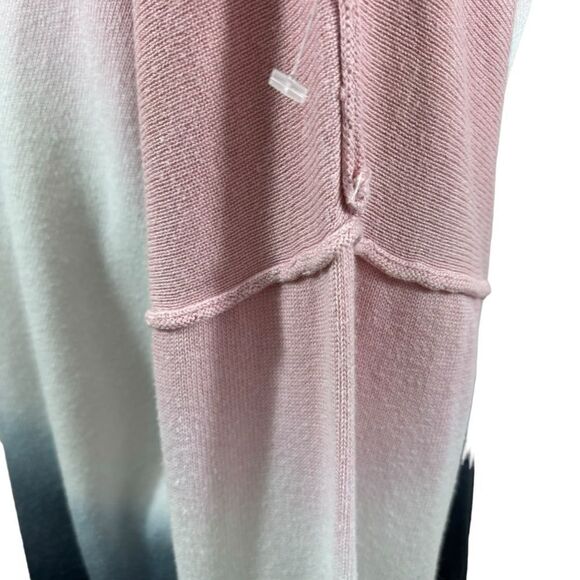 Ladies M MAGASCHONI Ombre Drop-Shoulder Sweater Cotton Blend‎ Size Medium - Picture 4 of 11